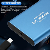 Bærbar SSD – Ekstern Bærbar Lagerplads til Laptop & Computer