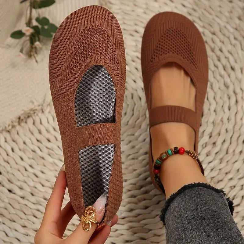 Let og Fleksibel Slip-on Sko til Damer