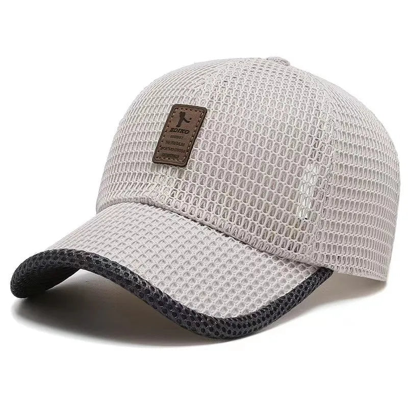 Åndbar Sommerkasket | Justerbar Snapback til Udendørsaktiviteter