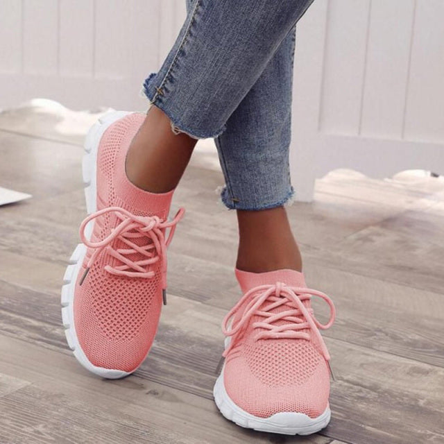 Trendy Dame Sneakers med Ergonomisk Fodseng og Moderne Design