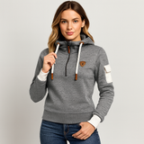 Dame Hoodie med Lynlås – Komfortabel, Stilfuld & Varmt Design