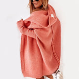 Krammende Oversized Cardigan med Hætte til Kolde Dage