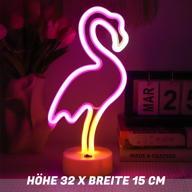 LED Neon Bordlampe – Dekorative Lysfigurer til Soveværelse & Stue