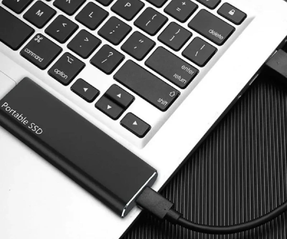 Bærbar SSD Ekstern Lager – Kompakt USB-drev til Laptop & PC