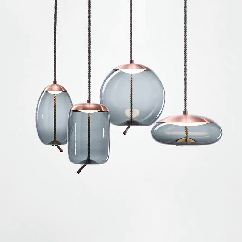 Moderne Loftlampe Rose Guld Design