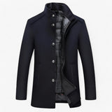 Herren Winterjacke – Klassisch und Elegant mit hohem Kragen