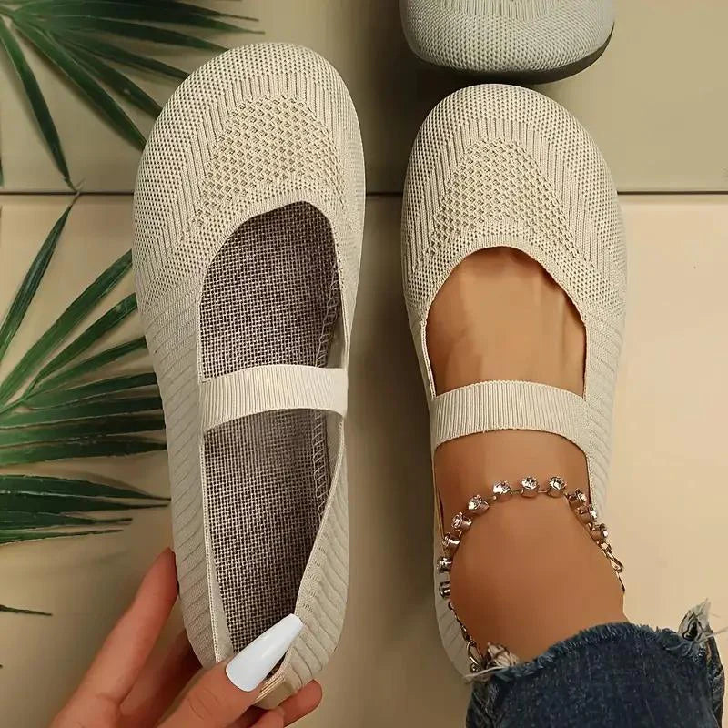 Let og Fleksibel Slip-on Sko til Damer