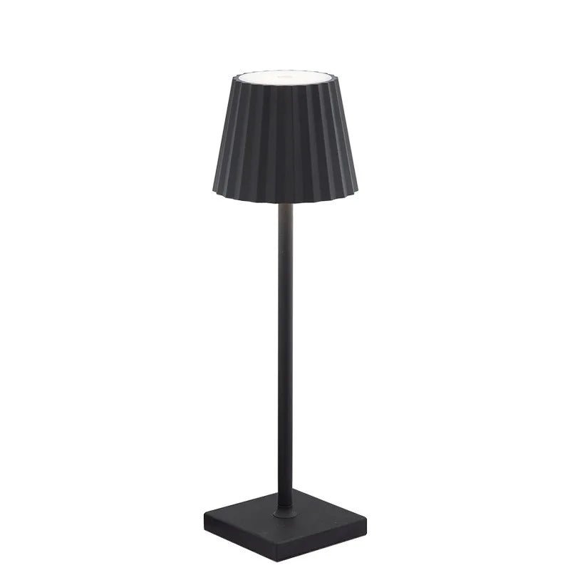Trådløs Bordlampe med Varmt Lys og Genopladeligt Batteri