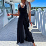 Elegant Luksus Jumpsuit til Festlige Anledninger
