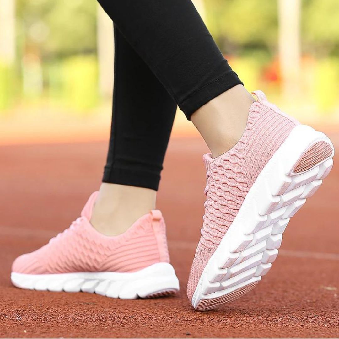 Komfortable Dame Sneakers med Memory Foam Indersål