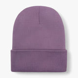 Basic Strikket Beanie – Unisex Vinterhue med Minimalistisk Design