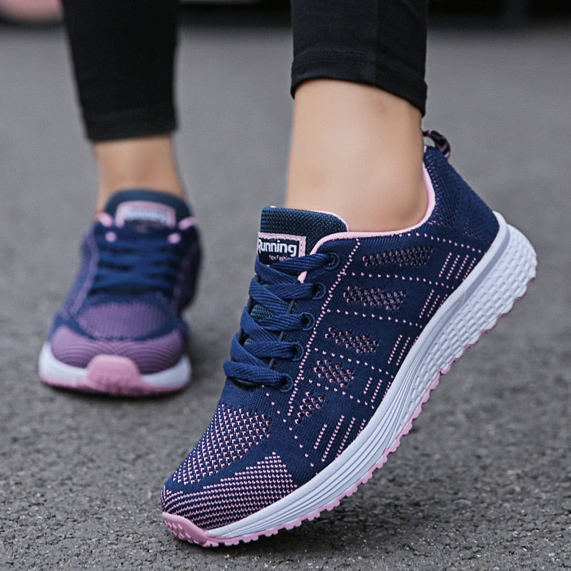 Let og Åndbar Dame Sneakers med Stabilitet