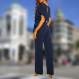 Elegant Jumpsuit med Bælte | Stilfuld Jumpsuit til Arbejde og Fest