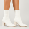 Stretch Ankelstøvler med Hæl – Elegante Damestøvler med Moderne Pasform
