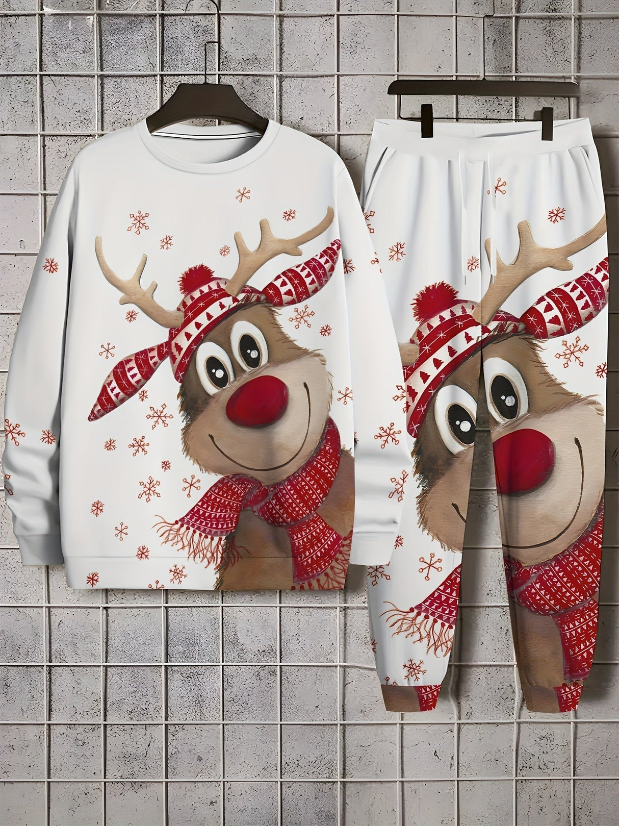 Unisex Jule Joggingdragt – Komfortabel Hoodie & Bukser Sæt