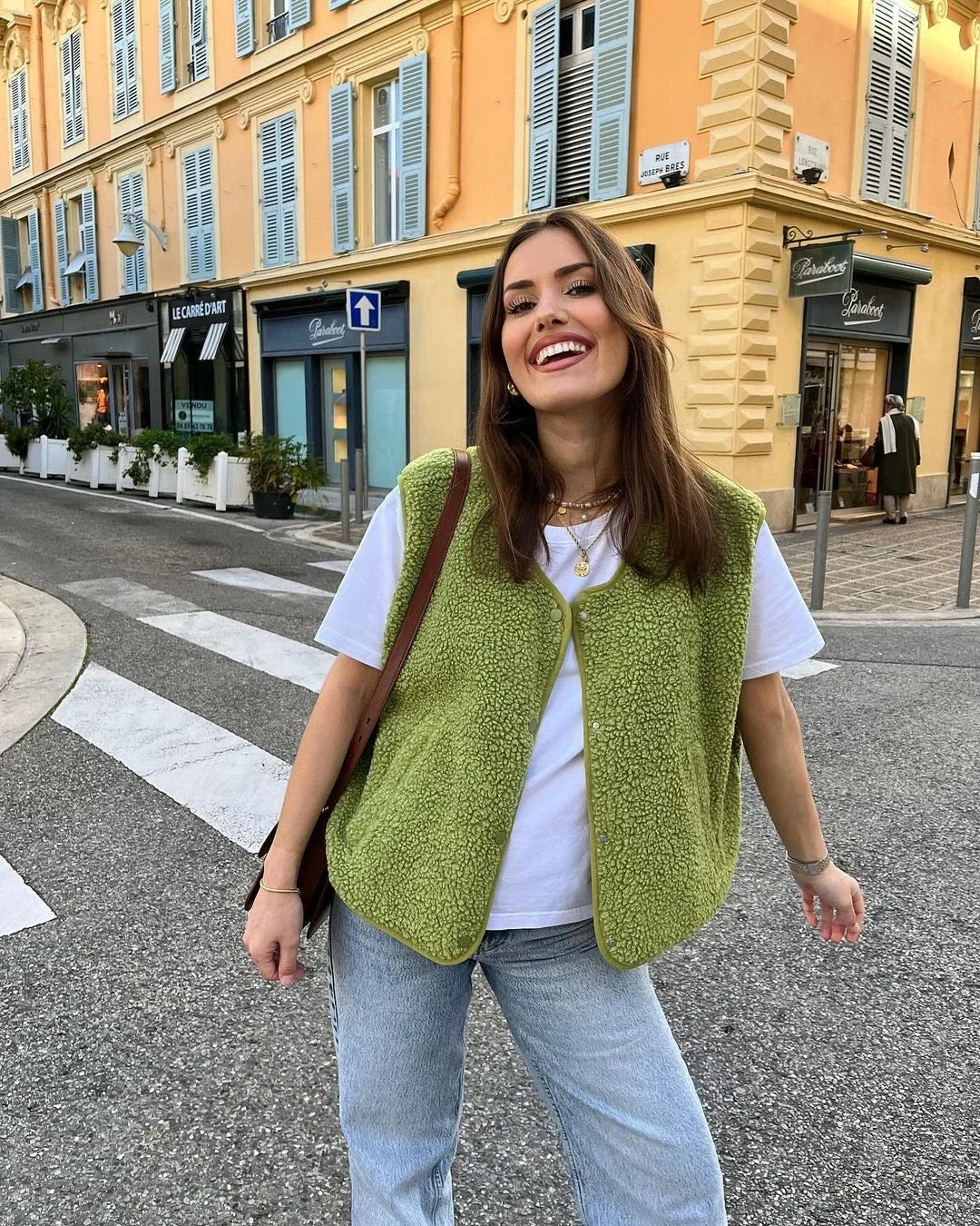 Højkvalitets Sherpa Fleece Vest til Damer