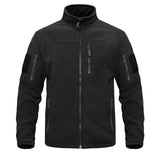 Herren Fleecejacke – Warme Softshell Outdoorjacke mit Reißverschluss