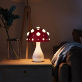 Svamp Bordlampe med Varmt LED Lys