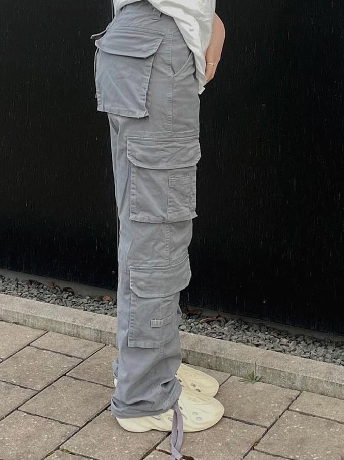 Dame Cargo Bukser – Komfortable Streetwear Bukser med Lomme Detaljer