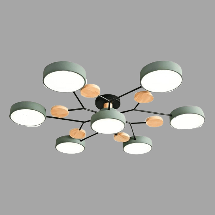 Skandinavisk LED Loftlampe - Moderne, Energibesparende og Bæredygtigt Design