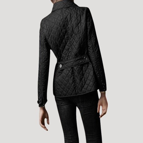 Forårsjakke Dame - Let Polstret Jakke med Skræddersyet Silhuet