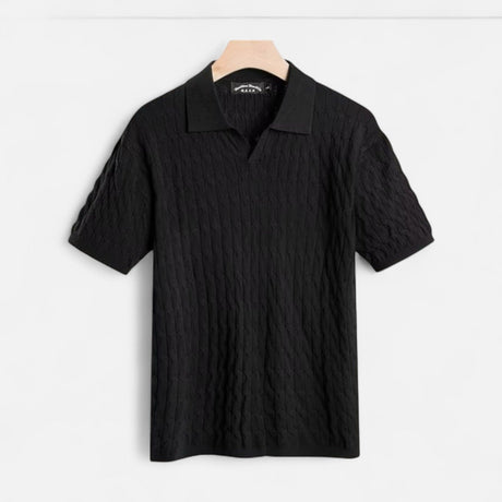 Herre Poloshirt med Knaplukning