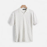 Herre Poloshirt med Knaplukning