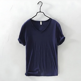 Herre V-hals T Shirt - Komfortable T Shirts til Mænd
