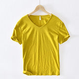 Herre V-hals T Shirt - Komfortable T Shirts til Mænd