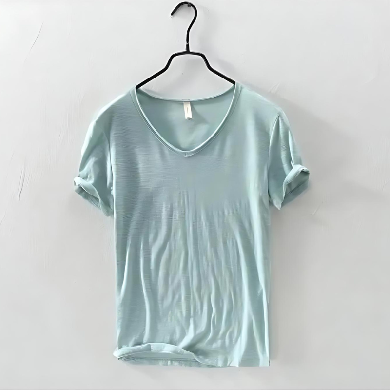 Herre V-hals T Shirt - Komfortable T Shirts til Mænd