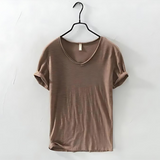 Herre V-hals T Shirt - Komfortable T Shirts til Mænd