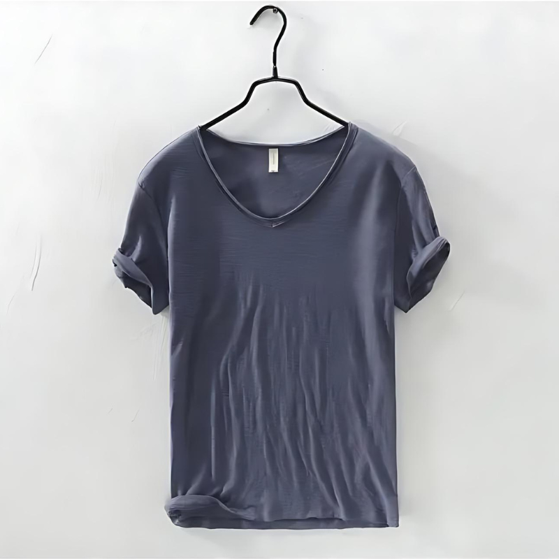 Herre V-hals T Shirt - Komfortable T Shirts til Mænd