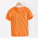 Herre V-hals T Shirt - Komfortable T Shirts til Mænd