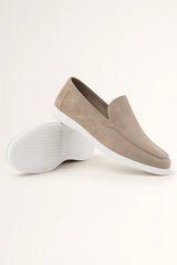 Herre Loafers i Imiteret Ruskind - Slank Slip-On Design 1