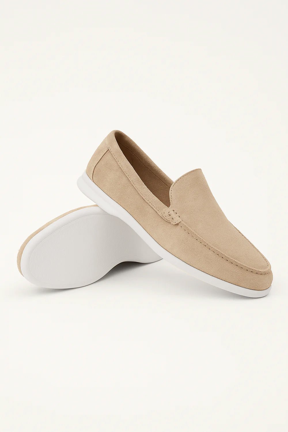 Herre Loafers i Imiteret Ruskind - Slank Slip-On Design 3