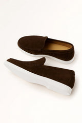 Herre Loafers i Imiteret Ruskind - Slank Slip-On Design 4