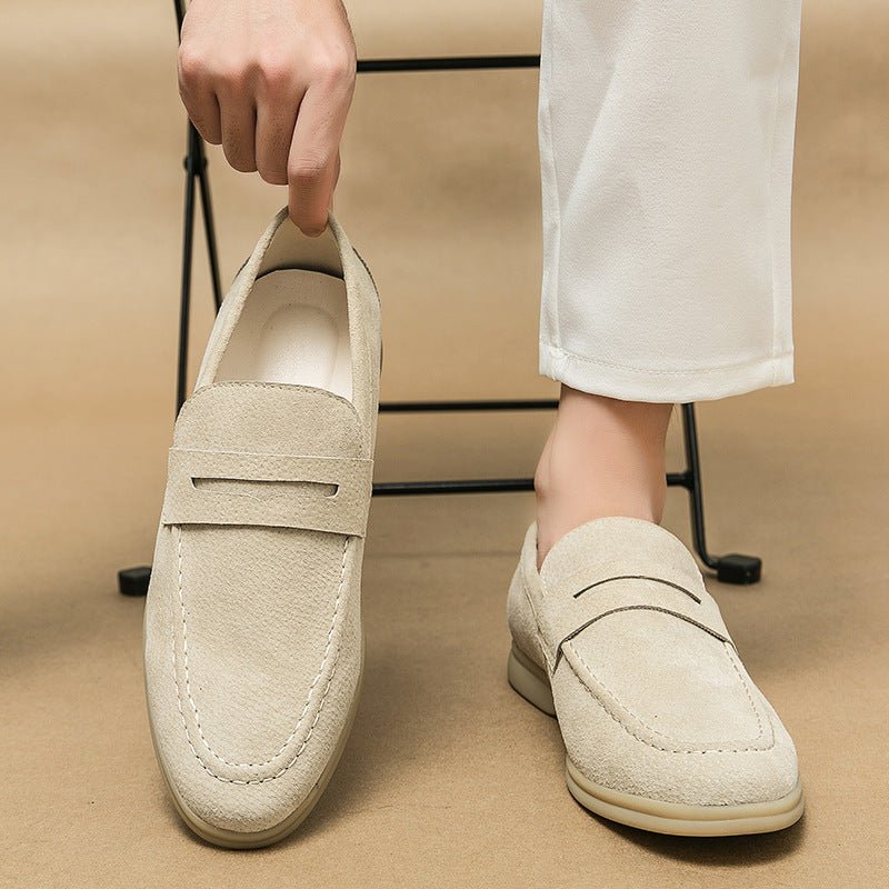 Herre Loafers i Ruskind - Stilfulde Loafers til Mænd 3