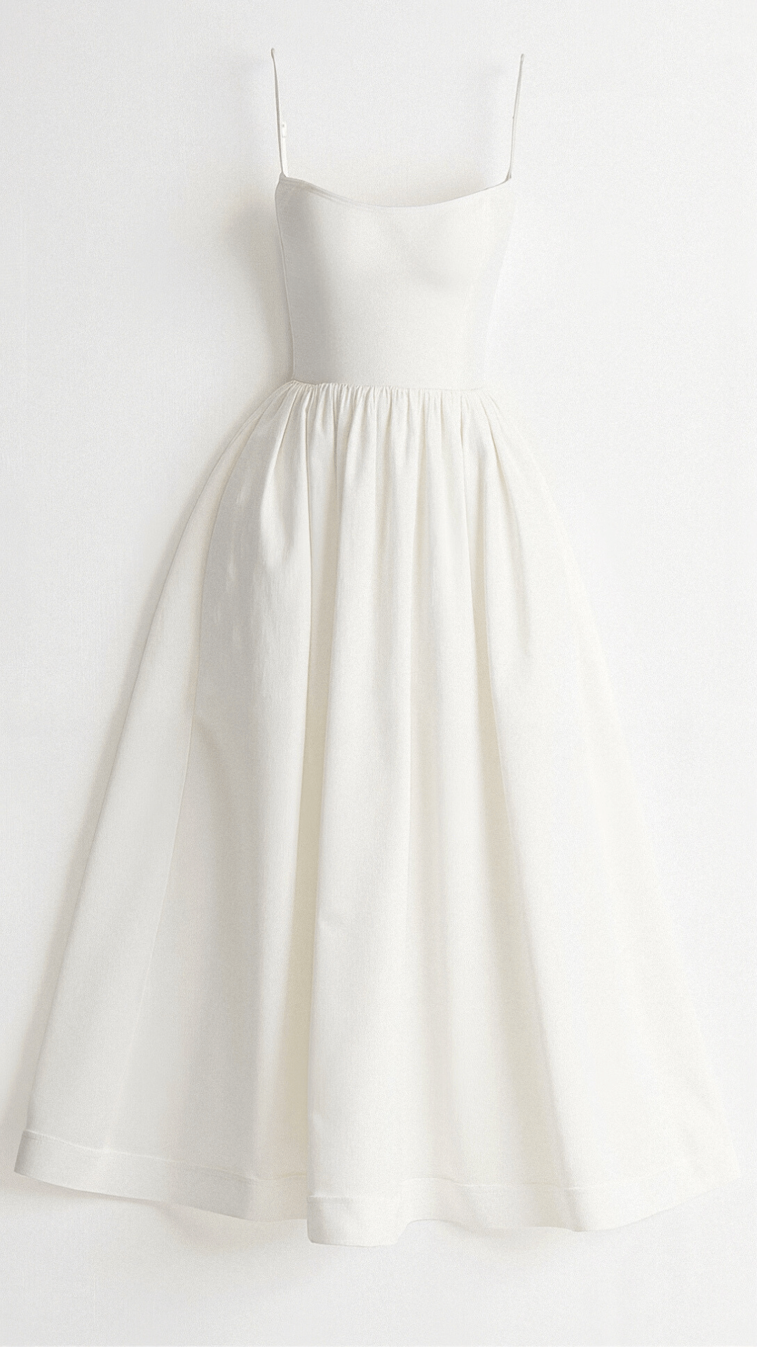 Kvinders A-line Midi Kjole i Ascot Stil
