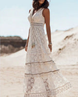 Kvinders Boho Maxi Kjole