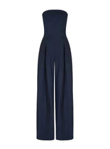 Kvinders Jumpsuit med Brede Ben - Minimalistisk Buksedragt
