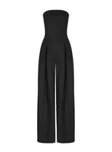 Kvinders Jumpsuit med Brede Ben - Minimalistisk Buksedragt