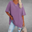 Kvinders Oversize T-shirt med V-hals