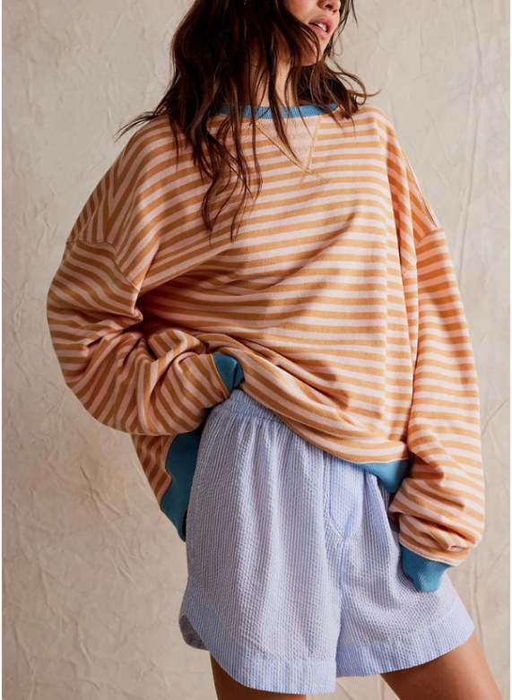 Kvinders Stribet Pullover