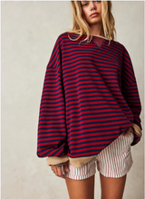 Kvinders Stribet Pullover