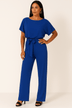 Kvinders Buksedragt med Bindebælte - Elegant Jumpsuit 6