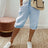 Kvinders Knælængde Bukser med Snoretræk og Justerbar Talje 3
