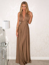 Kvinders Maxi Infinity Kjole med Alsidige Stylingmuligheder 11