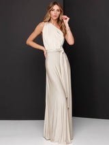 Kvinders Maxi Infinity Kjole med Alsidige Stylingmuligheder 13