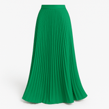 Kvinders Plisseret Maxi Nederdel med Elegant Silhuet 3