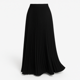 Kvinders Plisseret Maxi Nederdel med Elegant Silhuet 7